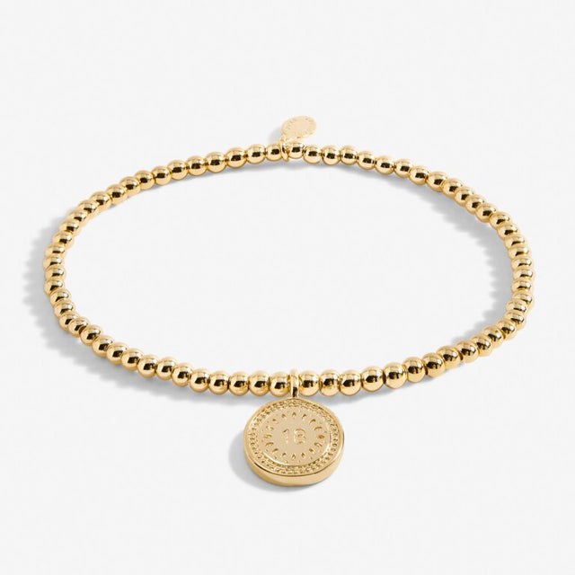 Joma '18th Birthday' Gold Bracelet