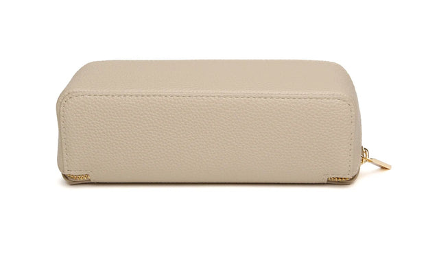 Alice Wheeler Kensington Small Train Case - Stone