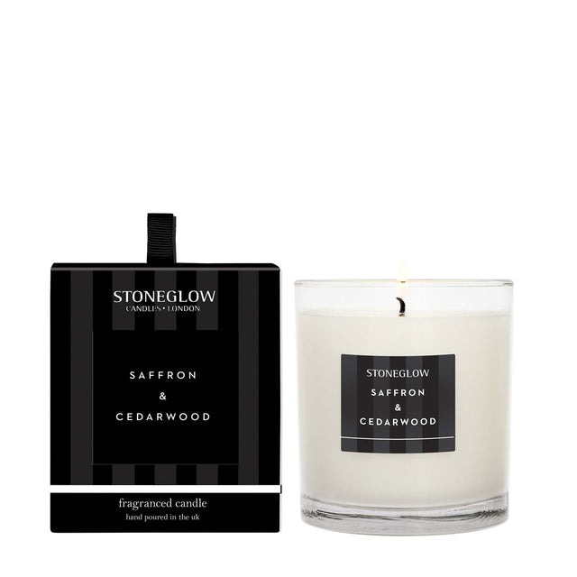 Stoneglow Saffron & Cedarwood Candle
