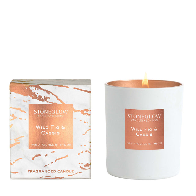 Stoneglow Luna - Wild Fig & Cassis Glass Candle
