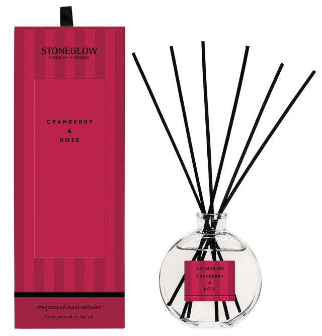 Stoneglow Cranberry & Rose - Reed Diffuser