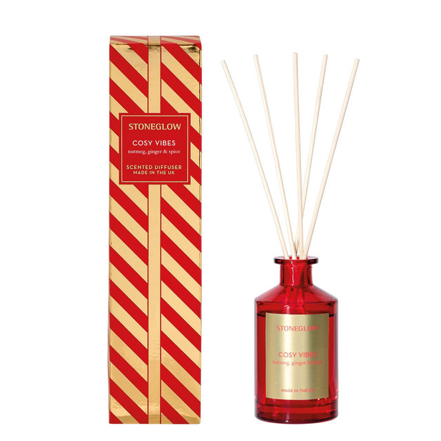 Stoneglow Seasonal - Cosy Vibes - Nutmeg, Ginger & Spice - Reed Diffuser 100ml