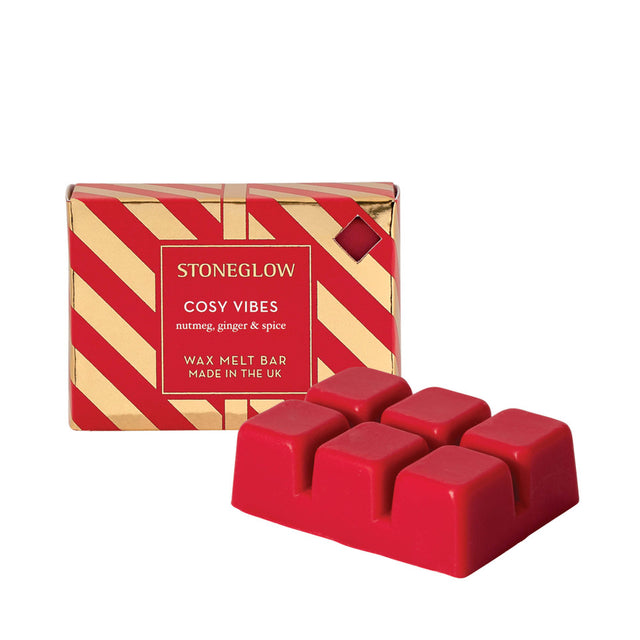 Stoneglow Seasonal - Cosy Vibes - Nutmeg, Ginger & Spice Soy Wax Melt Bar