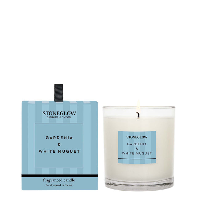 Stoneglow Gardenia & White Muguet Candle
