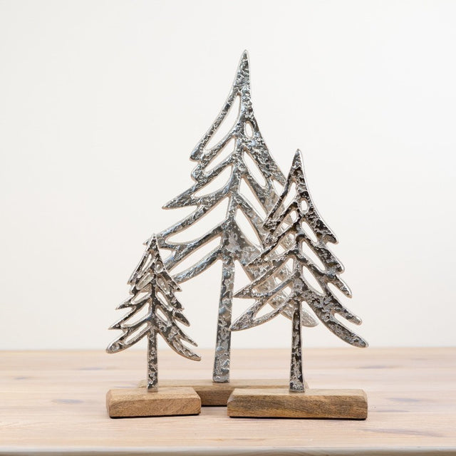 Tree Mounted on Wooden Base 29cm
