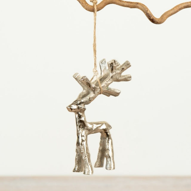 Aluminium Hanging Reindeer 12cm