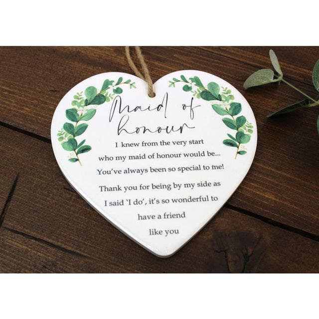 Richard Lang Maid of Honour Large Heart