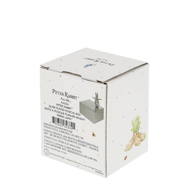Beatrix Potter Silver Plated Music Box
