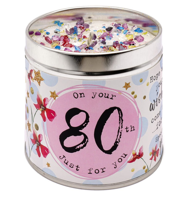 Just Because Age Candle - 80th