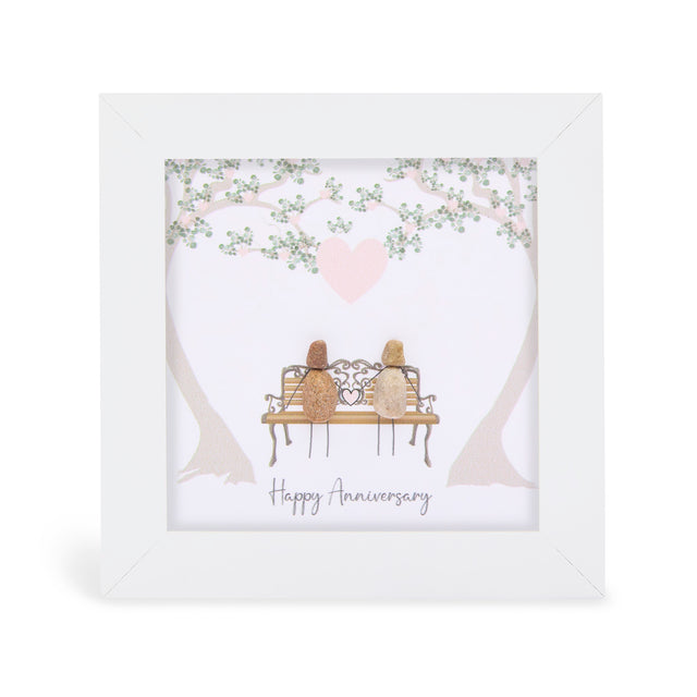 Mini Pebble Picture - Anniversary