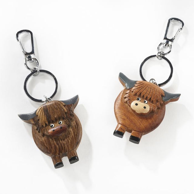 Richard Lang Highland Cow Keyring