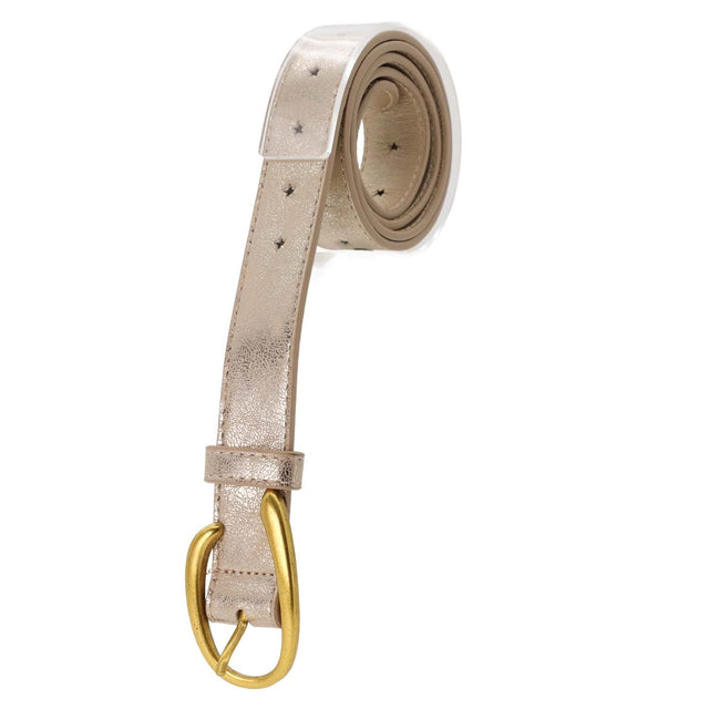 Constellation Vegan Leather Belt - Gold