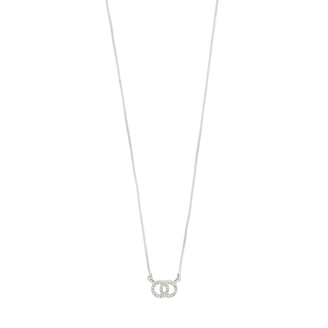 Pilgrim Harlan Earrings & Necklace Set - Silver