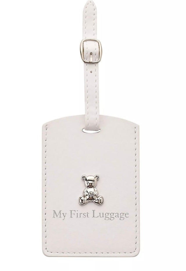 My First Passport & Luggage Tag - White