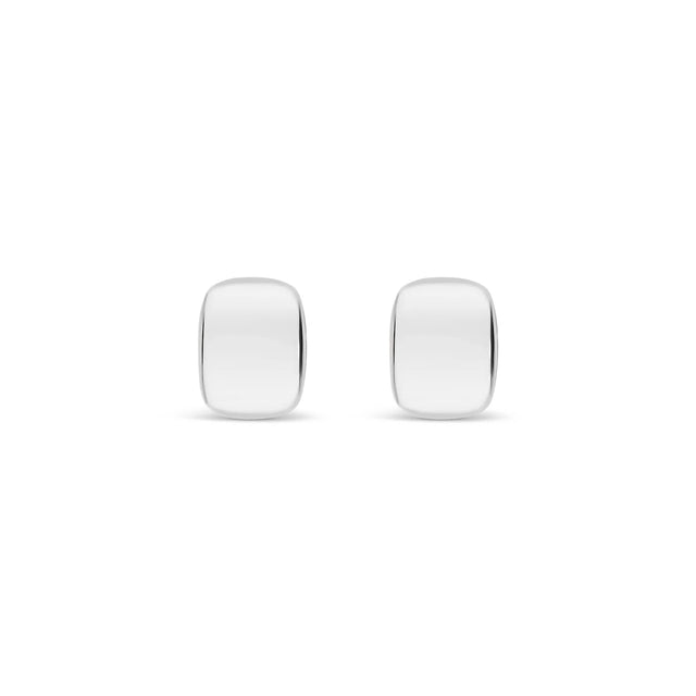 Earrings - Silver Square Stud