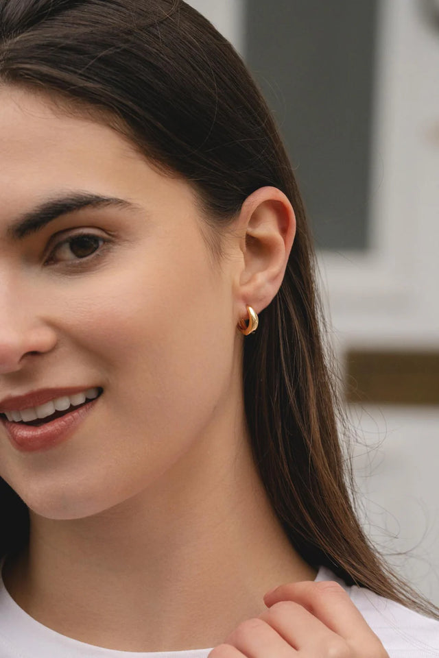 Earrings - Gold Hoop