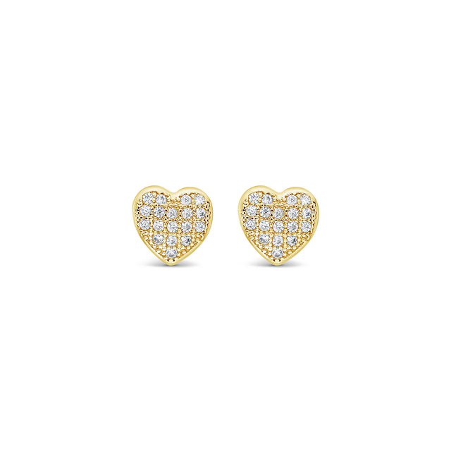 Earrings - Gold Heart