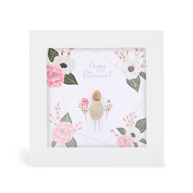 Mini Pebble Picture - Happy Retirement