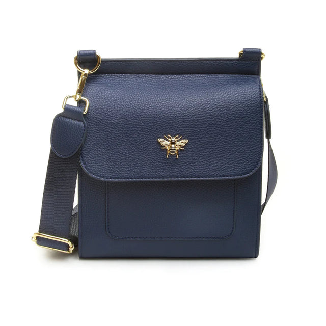 Alice Wheeler Bloomsbury Crossbody Bag - Navy