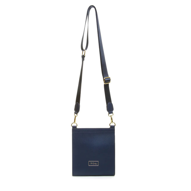 Alice Wheeler Bloomsbury Crossbody Bag - Navy