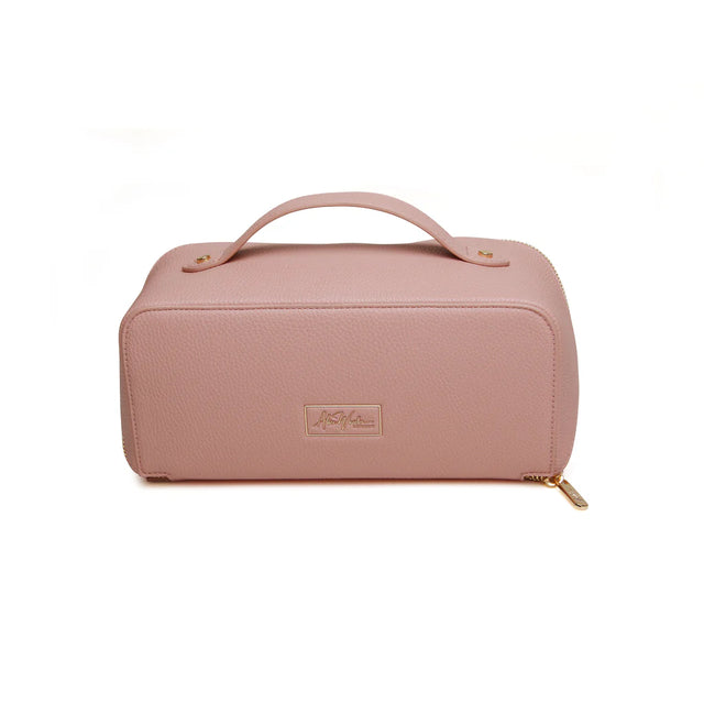 Alice Wheeler Pink Train Case - Mini