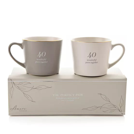 40th Anniversary Mugs