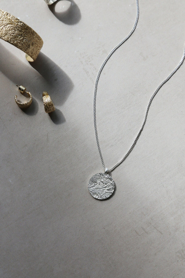Tutti Artic Disc Necklace - Silver