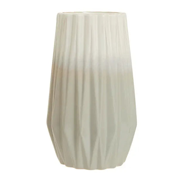 Azul Ombre Grey/White Ceramic Vase - Small