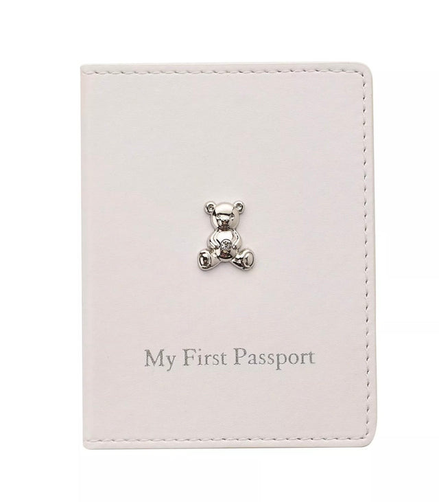 My First Passport & Luggage Tag - White