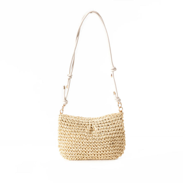 Natural Wicker Shoulder Bag