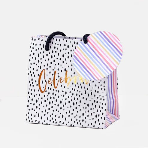Celebrate Speckled Gift Bag - Small