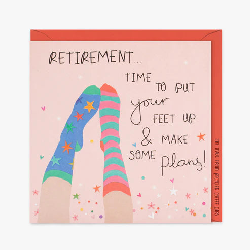 Retirement Card - Feet Up