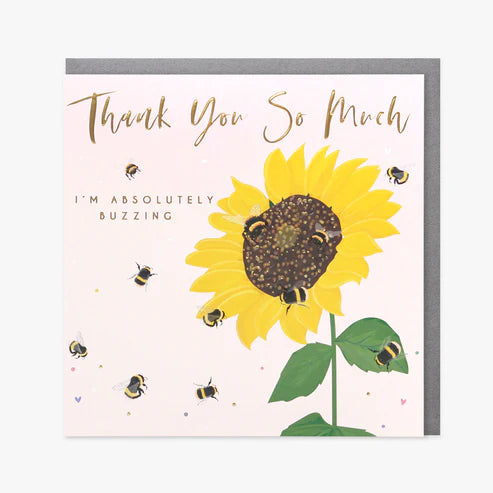 Thank You Card - Sunflower