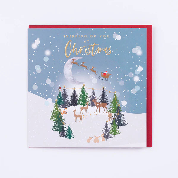 Thinking of You at Christmas Card