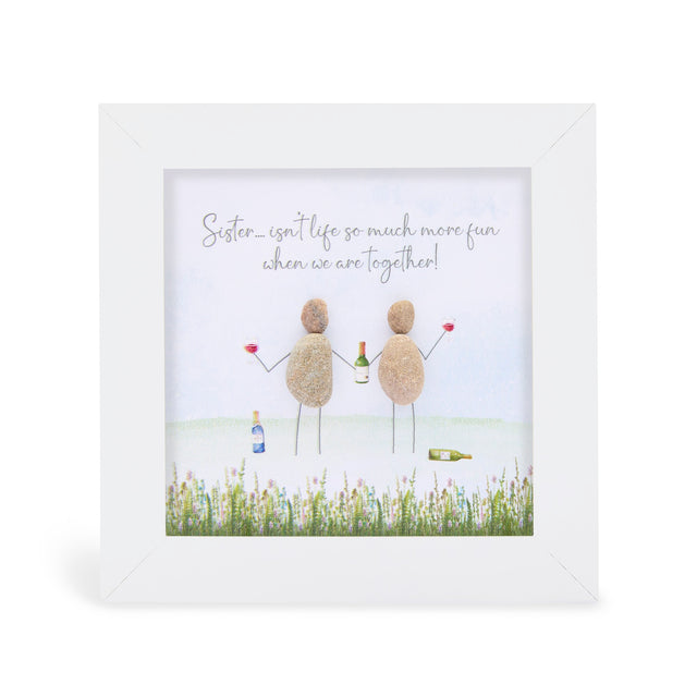 Mini Pebble Picture - Sister