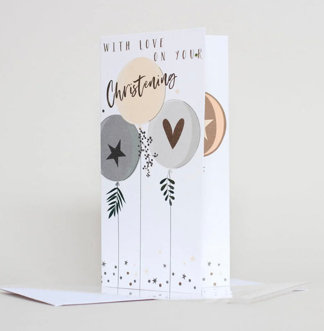 Christening Money Wallet - Balloons