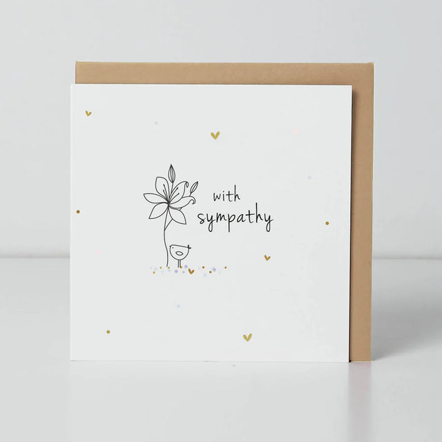 With Sympathy Card