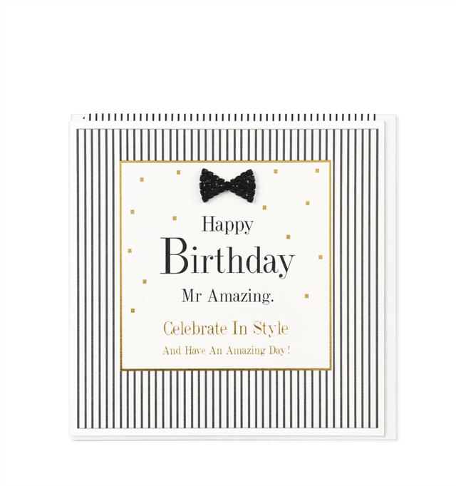 Heart Designs Male Birthday Card