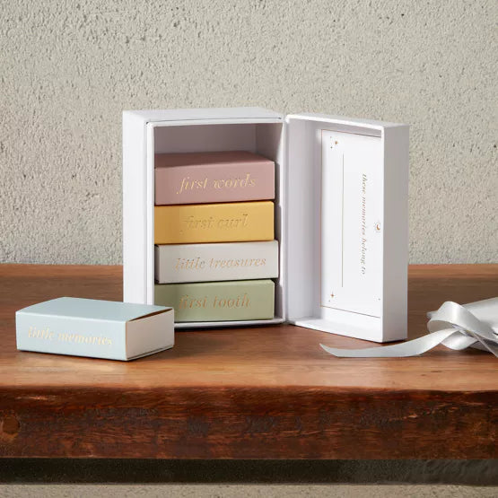 Mini Matchbox Baby Keepsake Boxes