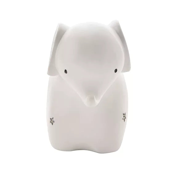 Elephant White Resin Money Bank