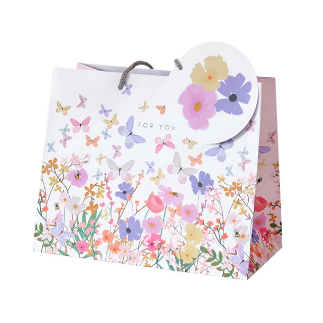 Belly Button Giftware Floral Tote Gift Bag