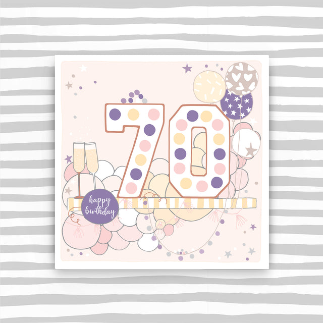 70 Birthday Card - Female