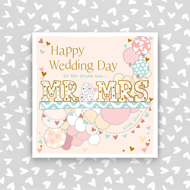 Happy Wedding Day Mr & Mrs Card