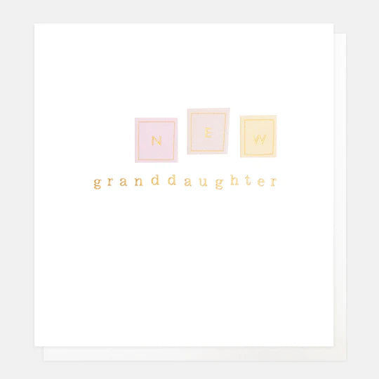 Caroline Gardner New Granddaughter Card