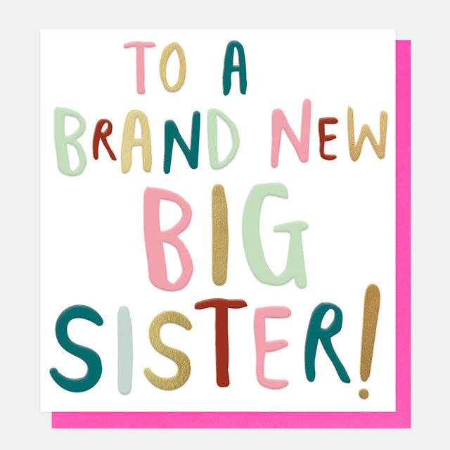 Caroline Gardner New Big Sister Card