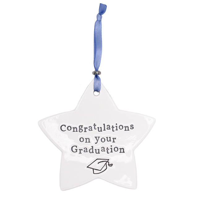 Congratulations on Graduation Ceramic Star