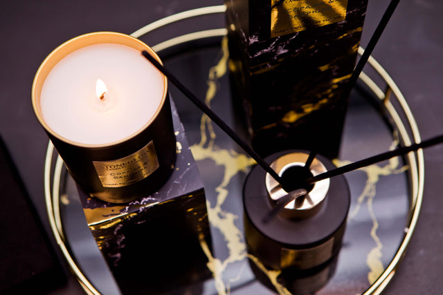 Stoneglow Luna - Copaiba & Samphire Glass Candle