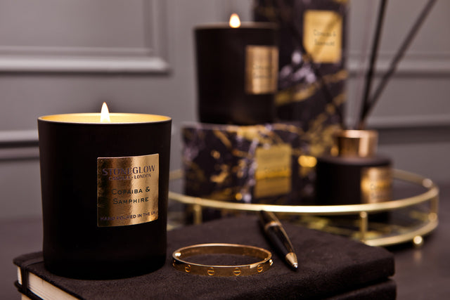 Stoneglow Luna - Copaiba & Samphire Glass Candle