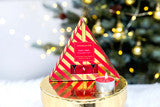 Stoneglow Seasonal - Cosy Vibes - Nutmeg, Ginger & Spice Scented Tealight (Triangle)