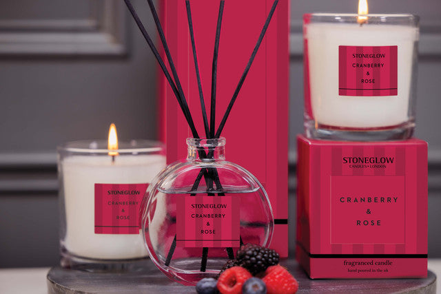 Stoneglow Cranberry & Rose - Reed Diffuser
